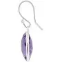 Orchid Jewelry 2.25 CTW Natural 12X8MM Pear Purple Amethyst 925 Sterling Silver Dangle Earrings For Women – A February Birthstone Gemstone- A Beautiful Pair For Little Girls and Lovely Ladies