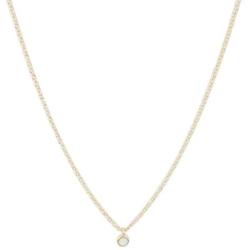 HONEYCAT Opal Bezel Set Necklace in Gold, Rose Gold, or Silver | Minimalist, Delicate Jewelry