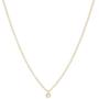 HONEYCAT Opal Bezel Set Necklace in Gold, Rose Gold, or Silver | Minimalist, Delicate Jewelry