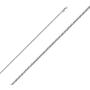 Wellingsale 14k Yellow OR White Gold Solid 1.5mm Flat Open wheat Chain Necklace with Lobster Claw Clasp