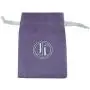 Jewelili Sterling Silver Heart Amethyst and Round Cubic Zirconia 2 Piece Jewelry Set, Size 7