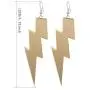 Gmillions Womens Lightning Hook Earrings Dangle Drop Resin Acrylic Lighting Bolt Drop Neon Earrings for Girls Bridal Party 4 pcs Gmillions Womens Lightning Hook Earrings Dangle Drop Resin Acrylic Lighting Bolt Drop Neon Earrings for Girls Bridal Party 4 pcs