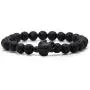 Heavstjer Yoga 8mm Lava Rock Onyx Turquoise Stone Bead Bracelet Turtle Charm Bracelet Heavstjer Yoga 8mm Lava Rock Onyx Turquoise Stone Bead Bracelet Turtle Charm Bracelet