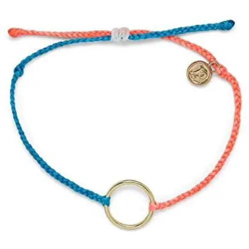 Pura Vida Gold or Silver Two-Tone Full Circle Bracelet - Waterproof, Adjustable Pura Vida Gold or Silver Two-Tone Full Circle Bracelet - Waterproof, Adjustable