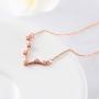 NEIQII Zodiac Constellation Necklace, Cute Necklaces, Rose Gold Necklaces for Women, Gift for Women Necklace Jewelry, 18 Inch