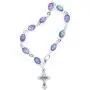 Zuluf Crystal Rosary Bracelet with Silver Plated Chain and Crucifix Catholic Religious Jewelry - Religious Cross Bracelet Christian Classic | Velvet Bag & Certificate Included |BRA025 Zuluf Crystal Rosary Bracelet with Silver Plated Chain and Crucifix Catholic Religious Jewelry - Religious Cross Bracelet Christian Classic | Velvet Bag & Certificate Included |BRA025
