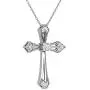 1/4 Carat Diamond Cross Pendant Necklace for Women in 14k White or Yellow Gold (H-I, SI2-I1, cttw) with 18 Inch Silver Chain and Lobster Claw by Privosa Fine Jewelry 1/4 Carat Diamond Cross Pendant Necklace for Women in 14k White or Yellow Gold (H-I, SI2-I1, cttw) with 18 Inch Silver Chain and Lobster Claw by Privosa Fine Jewelry