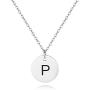 Sereney Initial Necklaces for Christmas Gift, 18k Gold/Rose-gold/Silver Plated Engraved Letter Necklace for Women, Gifts for mom, women jewelry to Best Friend, Bridesmaid.