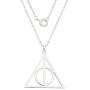 HARRY POTTER Womens Silver Plate Deathly Hallows, No Color, Size No Size