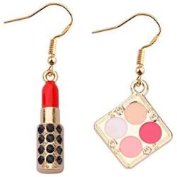 WSNANG Lipstick 3D Earrings Estheticians Gift Makeup Artist Jewelry Gift for Women Teens Girl