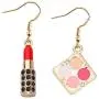 WSNANG Lipstick 3D Earrings Estheticians Gift Makeup Artist Jewelry Gift for Women Teens Girl