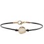 HUNO 3Pcs/Set Druzy Charm Leather Cord Choker Necklace Double Chain Crystal Necklace