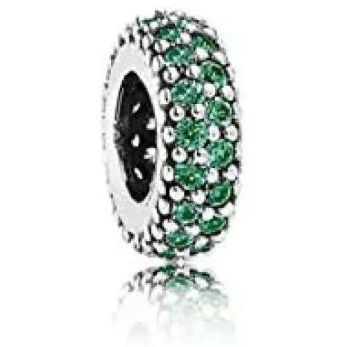MiniJewelry Pave Inspiration Spacer Charms for Bracelets Women Birthday Birthstones Sterling Silver Charms, Cubic Zirconia MiniJewelry Pave Inspiration Spacer Charms for Bracelets Women Birthday Birthstones Sterling Silver Charms, Cubic Zirconia