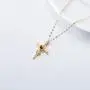 Yafeeso 14K Gold Crucifix Cross Necklace for Women, Solid Infinity Pendant Necklace with Red Heart Anniversary Bithday Jewelry Gifts for Her,16+2 Inch Yafeeso 14K Gold Crucifix Cross Necklace for Women, Solid Infinity Pendant Necklace with Red Heart Anniversary Bithday Jewelry Gifts for Her,16+2 Inch