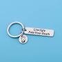 Zuo Bao Possum Lover Gift Opossum Lover Keychain Live Ugly Fake Your Death Jewelry Funny Animal Keyring for Family Friend