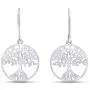 14k Gold Plated 925 Sterling Silver Tree Of Life Drop Earrings Jewelry For Women 14k Gold Plated 925 Sterling Silver Tree Of Life Drop Earrings Jewelry For Women