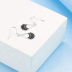 WINNICACA Sterling Silver rbg Dissent Collar Earrings Dangle Drop Jewelry Gifts for Women Fan of Ruth Bader Ginsburg