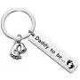 SEIRAA Pregnancy Gift New Dad Jewelry Daddy to Be Keychain Gift for New Mommy Dad Parents to be Gift SEIRAA Pregnancy Gift New Dad Jewelry Daddy to Be Keychain Gift for New Mommy Dad Parents to be Gift