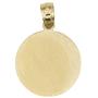 Ice on Fire Jewelry 10k Solid Gold Saint Christopher Medal