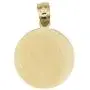 Ice on Fire Jewelry 10k Solid Gold Saint Christopher Medal