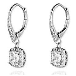Anne Klein Flawless Cubic Zirconia Lever-Back Drop Earrings