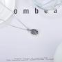 POPKIMI 925 Sterling Silver [Sunflower&Tree of Life] Urn Pendant Necklace Cremation Ashe Keepsake Hair Memorial Jewelry