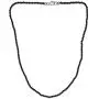 Shop LC 925 Sterling Silver Rhodium Plated Round Beads Natural Black Spinel Beaded Necklace Fashion Jewelry For Women Size 18'' Ct 28.4
