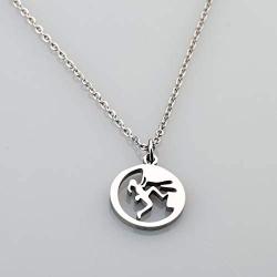 FUSTMW Rock Climber Necklace Gift Rock Climbing Necklace for Girls Climbing Lovers Gifts Rock Climbing Pendant Jewelry