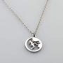 FUSTMW Rock Climber Necklace Gift Rock Climbing Necklace for Girls Climbing Lovers Gifts Rock Climbing Pendant Jewelry
