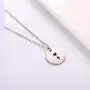 Heart Semicolon Disk Necklace for Depression, Anxiety, Suicide Survivors, Mental Health Awareness Heart Semicolon Disk Necklace for Depression, Anxiety, Suicide Survivors, Mental Health Awareness