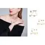 Dcfywl731 Exquisite Gold Crystal Queen Princess Crown Necklace Earring Bangle Ring Jewelry Set for Girls