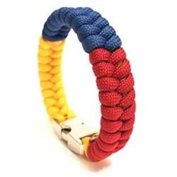 Colombian Flag Mens & Women Paracord Survival Bracelet Jewelry Colombian Flag