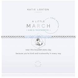 Katie Loxton a Little Birthday Months Womens Stretch Adjustable Band Fashion Charm Bracelet