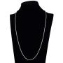 TRUSUPER 2-4 MM Stainless Steel Cable Chain Mens Womens Chain Necklace Jewelry,18-36inch