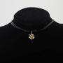 MAOFAED Daisy Gift Daisy Choker Daisy Necklace Daisy Lover Gift Gift for Wife Girlfriend Valentine Gift Wedding Gift Women Jewelry