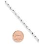 Miabella Solid 925 Sterling Silver Italian 3mm Paperclip Link Chain Necklace for Women Men, 16, 18, 20, 22, 24, 26, 30 Inch Made in Italy