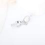 LGSY Ribbon Autism Awareness Puzzle Cage Pendants for Pearl Jewelry Making Sterling Silver, Design Pearl Cage Pendants for Adorable Gift