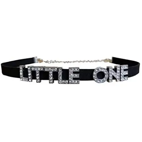 Little One Choker Necklace - ABDL Collar for Women Kawaii Spoiled Brat Princess Cry Baby Girl Age Play Accessory Jewelry Little One Choker Necklace - ABDL Collar for Women Kawaii Spoiled Brat Princess Cry Baby Girl Age Play Accessory Jewelry