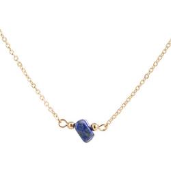 ULANI JOY Natural Lapis Crystal Necklace for Women and Girls