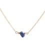 ULANI JOY Natural Lapis Crystal Necklace for Women and Girls