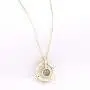 VAttract I Love You Projection Necklace 100 Languages Round Pendant with Meaning The Memory of Your Love Jewelry Couples Necklaces Gift for Women Mom or Girlfriends