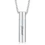 JAYUMO Stainless Steel Cremation Jewelry Urn Necklace for Ashes Keepsake Memorial Pendant Necklace for Men Women JAYUMO Stainless Steel Cremation Jewelry Urn Necklace for Ashes Keepsake Memorial Pendant Necklace for Men Women
