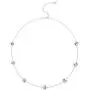 Crystals from Swarovski 925 Sterling Silver Hypoallergenic Bracelet Necklace Pendant Chain, Jewelry for Women (ABr-5 Sphere Crystal, 16'' Necklace)