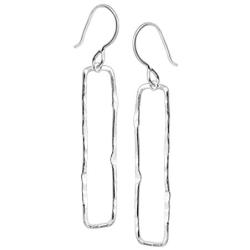 Silpada Balancing Act Drop Earrings in Hammered Sterling Silver