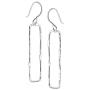 Silpada Balancing Act Drop Earrings in Hammered Sterling Silver