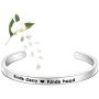 HOLLP Best Firend Cuff Bangle Jewelry Funny Women Jewelry Gift for Ghetto Friend Kinda Classy Kinda Hood Bracelet