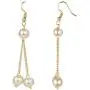 Efulgenz Indian Bollywood Multi Layered Faux Pearl Beads Bridal Strand Necklace Earrings Wedding Jewelry Set (Color Options)