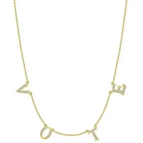 HAIAISO 14K Gold Plated Michelle Obama Vote Necklaces Personalized Letter Pendant Jewelry Initial Minimalist Chains Necklace for Women and Girls