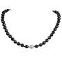 Malahill Natural Stone Beaded Necklace for Women Men Gemstone Knotted Necklace Birthstone Necklace 18 inches.