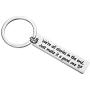 Hibetek Who Fans Doctor Gifts Keychain Were All Stories in The End Just Make it A Good One Keychain Gift Inspired Jewelry for Dr Who Fans Best Friend Jewelry